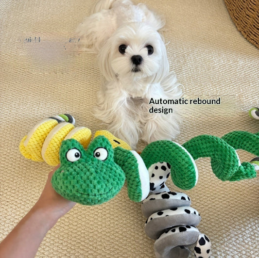 Puppy Tug-of-War Plush Crinkle Chew Training Toy
