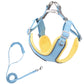 Adjustable Dog Harness with Comfortable Pet Leash Set