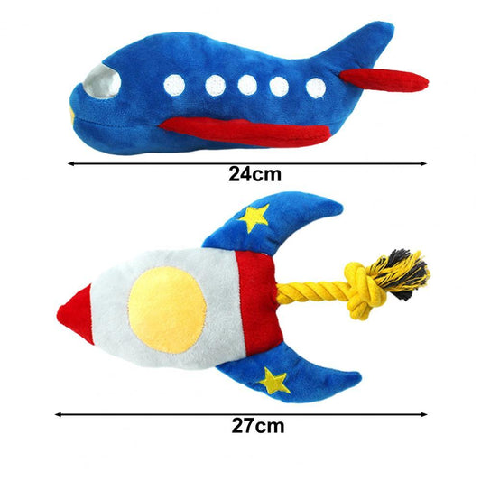Dog Plush Rope Chew Toy Teeth Cleaning Toy