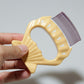 Shell-Shaped Pet Grooming Brush Hair Remover Comb Tool
