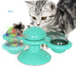 Cat Rotating Windmill Toy – Suction Cup Scratch & Teeth Grinding Toy | 19 Styles