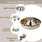 Stainless Steel Puppy Weaning Feeding Bowl for Multiple Pets