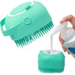 Silicone Pet Shampoo Massage Brush for Dogs Cats Bathing