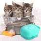 Silicone Pet Shampoo Massage Brush for Dogs Cats Bathing