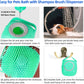 Silicone Pet Shampoo Massage Brush for Dogs Cats Bathing