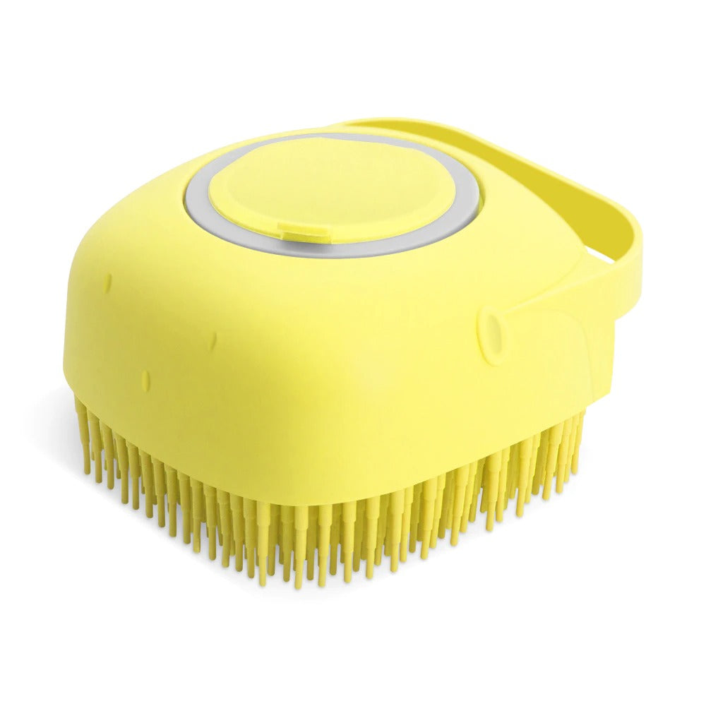 Silicone Pet Shampoo Massage Brush for Dogs Cats Bathing
