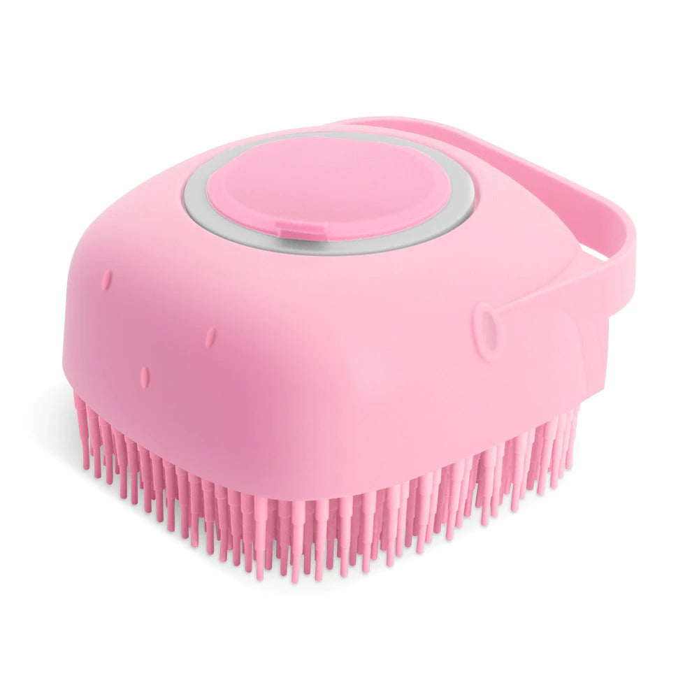 Silicone Pet Shampoo Massage Brush for Dogs Cats Bathing