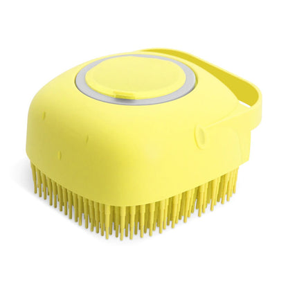 Silicone Pet Shampoo Massage Brush for Dogs Cats Bathing
