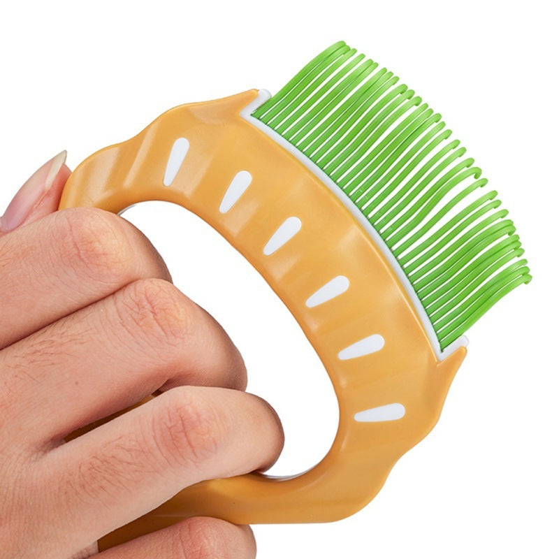 Shell-Shaped Pet Grooming Brush Hair Remover Comb Tool