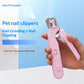 2-in-1 LED Electric Pet Nail Clipper Grinder