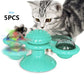 Cat Rotating Windmill Toy – Suction Cup Scratch & Teeth Grinding Toy | 19 Styles