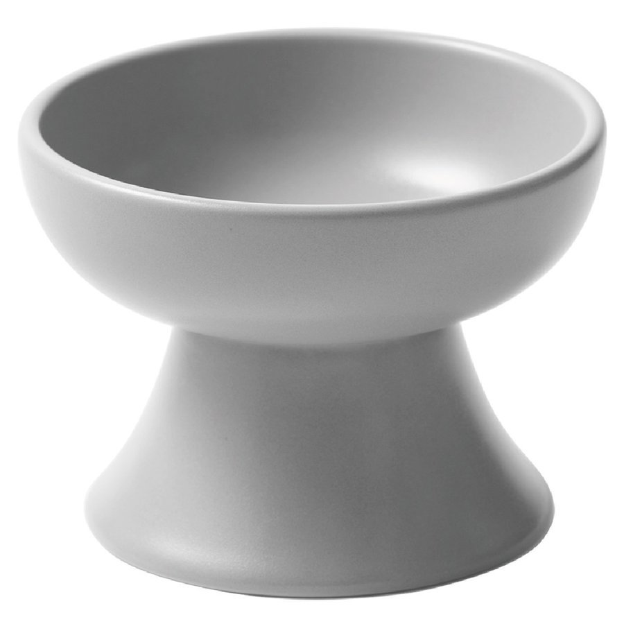 Japanese Style Elevated Ceramic Pet Bowl for Cats