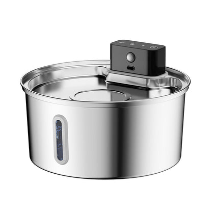 Wireless Smart Pet Water Dispenser Stainless Steel Automatic Fountain