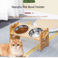 Stainless Steel Double Pet Bowl with Elevated Feeding Stand