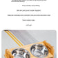 Stainless Steel Double Pet Bowl with Elevated Feeding Stand