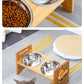 Stainless Steel Double Pet Bowl with Elevated Feeding Stand