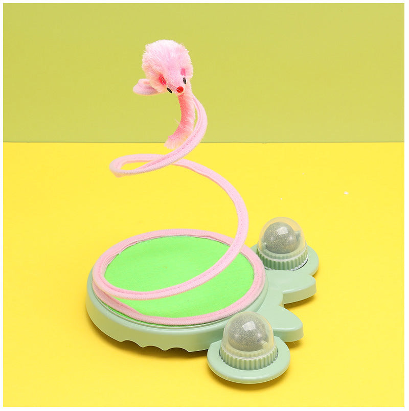 Cat Spring Coil Toy For Independent Play