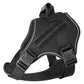 Breathable Tactical Dog Harness with Heavy Duty Leash Rope