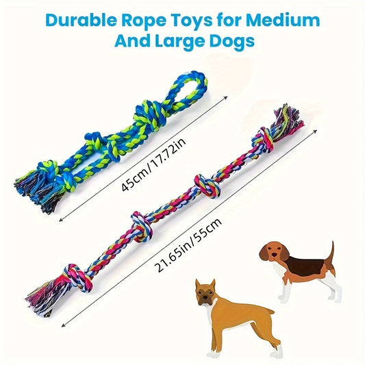 Tough Dog Rope Tug Toy For Aggressive Chewers