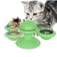 Cat Rotating Windmill Toy – Suction Cup Scratch & Teeth Grinding Toy | 19 Styles