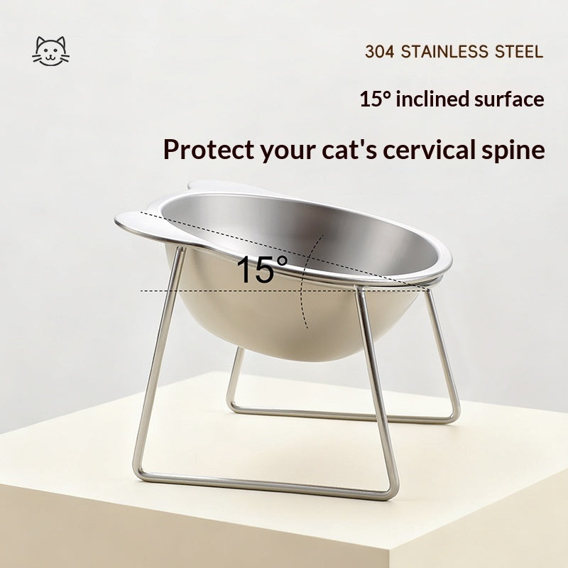 304 Stainless Steel Pet Food and Water Bowl