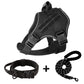Breathable Tactical Dog Harness with Heavy Duty Leash Rope