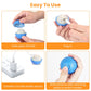Cat Toys Ball Fast Rolling in Pouch Rechargeable Motion Activated Interactive Cat Toys for Indoor Cats Hide And Seek Mouse Catching Game