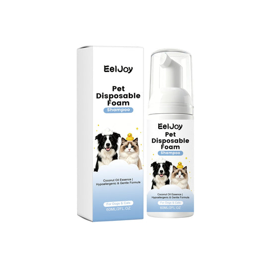Disposable Foam Pet Shampoo Waterless Grooming Cleanser