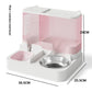 Automatic Feeder And Water Fountain Combo Cat Food Bowl