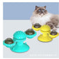 Cat Rotating Windmill Toy – Suction Cup Scratch & Teeth Grinding Toy | 19 Styles