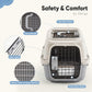 Airline Approved Pet Carrier Crate with Secure Wire Doors