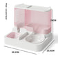 Automatic Feeder And Water Fountain Combo Cat Food Bowl