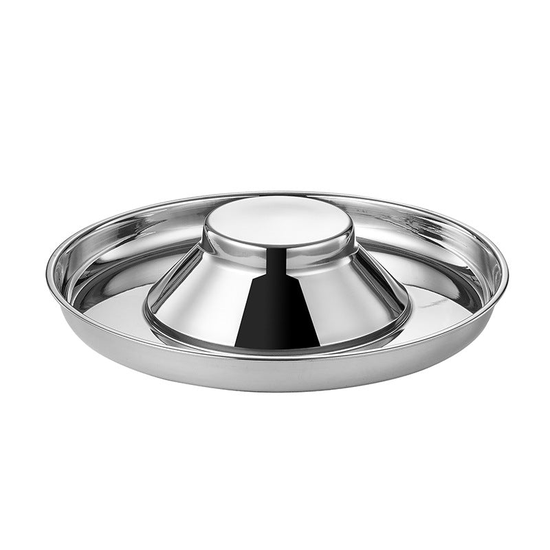 Stainless Steel Puppy Weaning Feeding Bowl for Multiple Pets