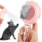 Self-Cleaning Spray Slicker Pet Grooming Brush With Release Button
