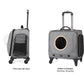 Portable Pet Travel Carrier with Universal Wheels