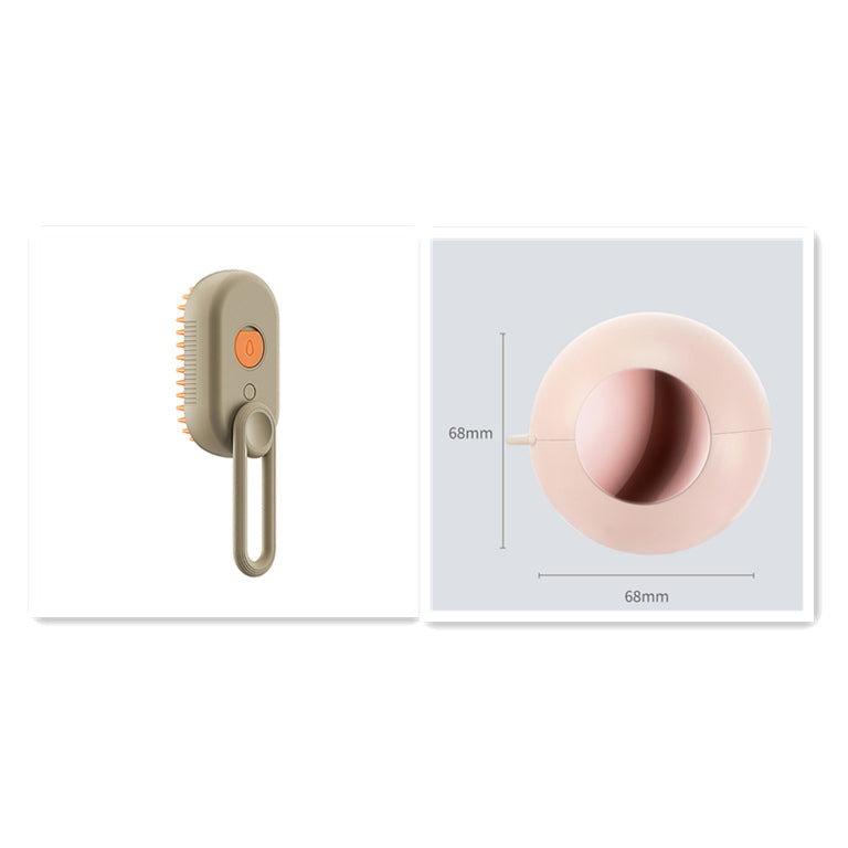 3-in-1 Electric Steam Pet Grooming Massage Brush