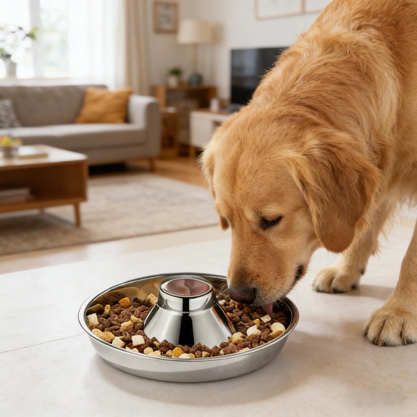 Stainless Steel Puppy Weaning Feeding Bowl for Multiple Pets