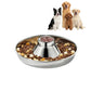 Stainless Steel Puppy Weaning Feeding Bowl for Multiple Pets