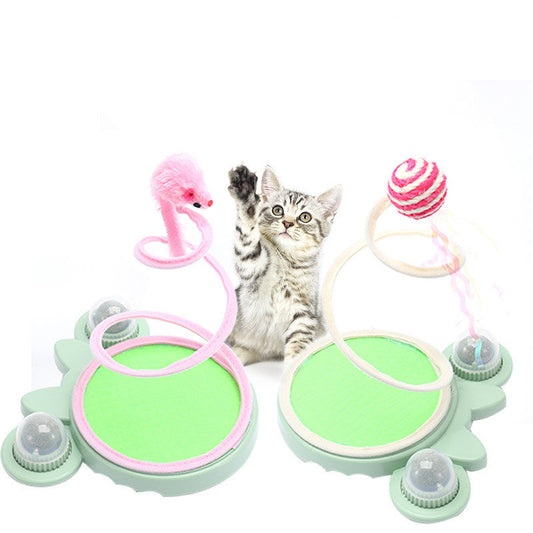 Cat Spring Coil Toy For Independent Play