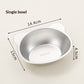304 Stainless Steel Pet Food and Water Bowl