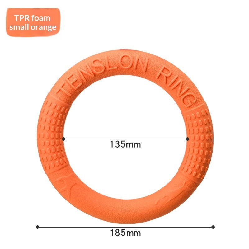 Soft Pull-Ring Flying Disc Dog Training Toy