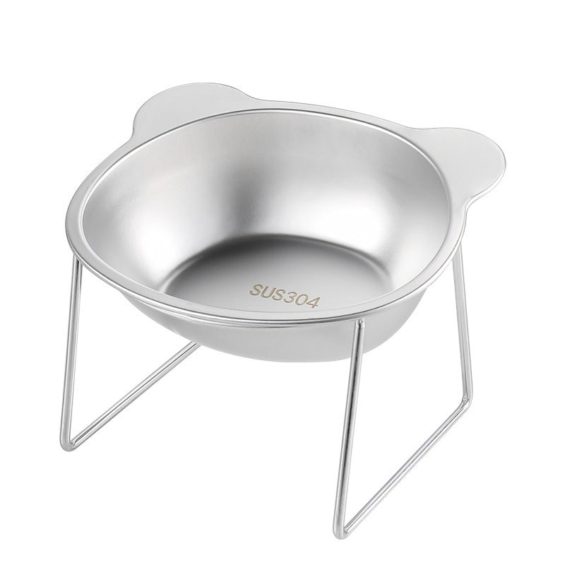 304 Stainless Steel Pet Food and Water Bowl
