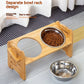 Stainless Steel Double Pet Bowl with Elevated Feeding Stand