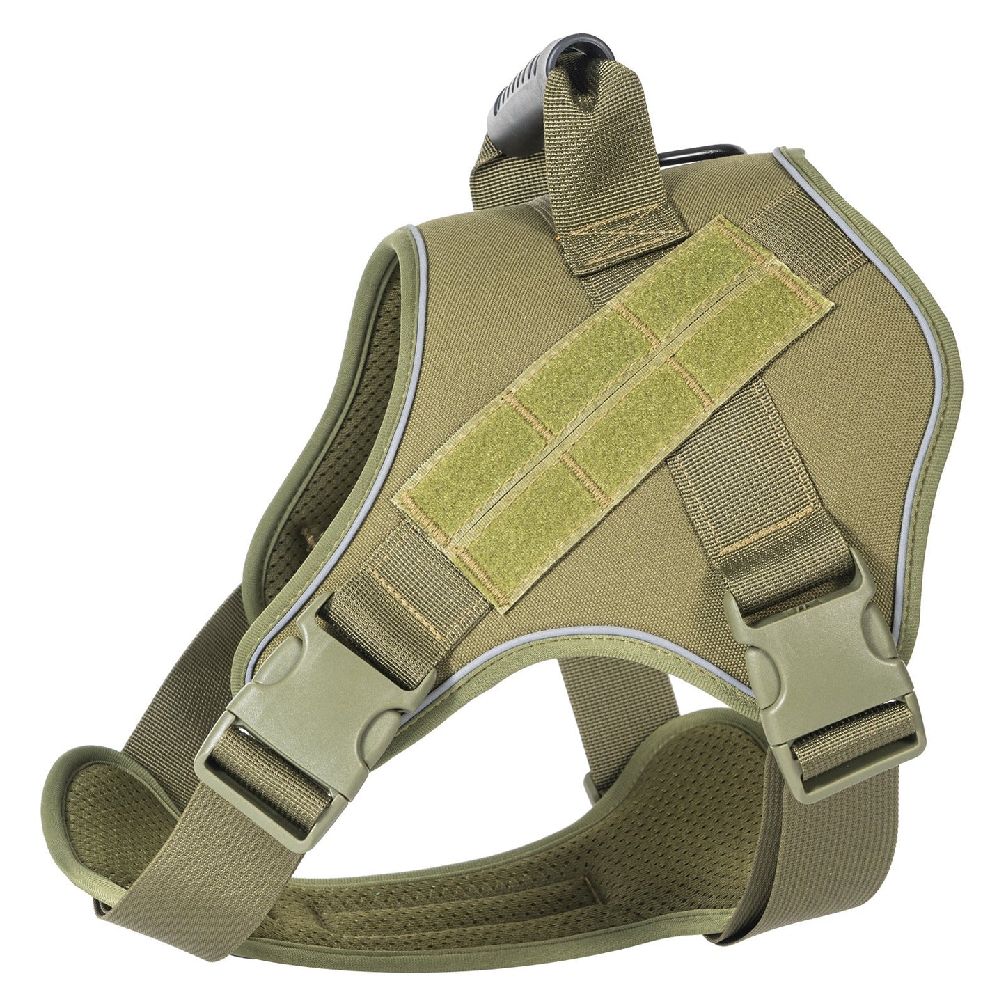 Breathable Tactical Dog Harness with Heavy Duty Leash Rope