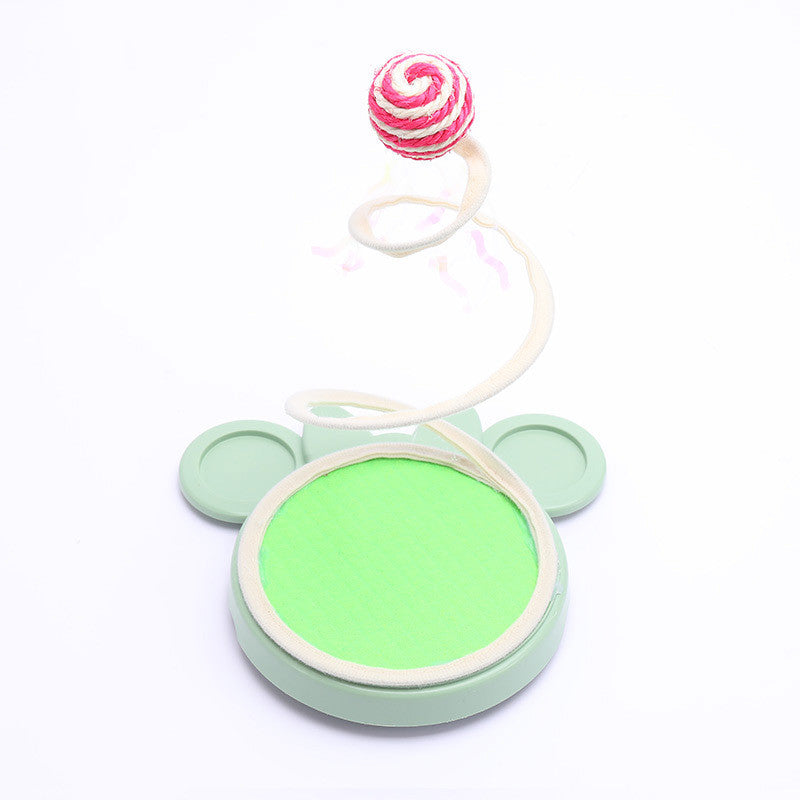 Cat Spring Coil Toy For Independent Play
