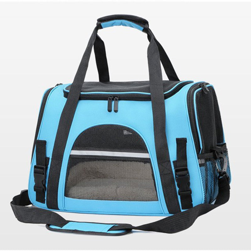 Foldable Expandable Pet Carrier Bag with Breathable Mesh