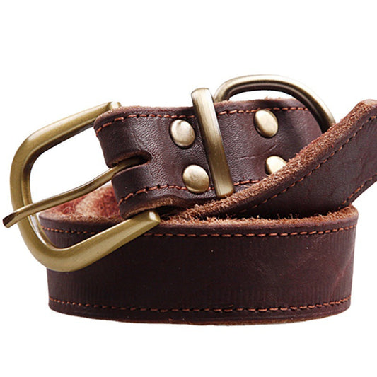 Cowhide Pet Collar for Small and Medium Dogs