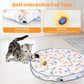 Cat Toys Ball Fast Rolling in Pouch Rechargeable Motion Activated Interactive Cat Toys for Indoor Cats Hide And Seek Mouse Catching Game