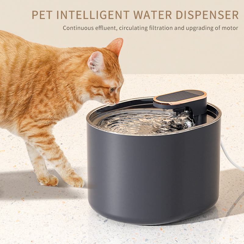 USB Rechargeable Automatic Pet Water Fountain Quiet Drinking Dispenser