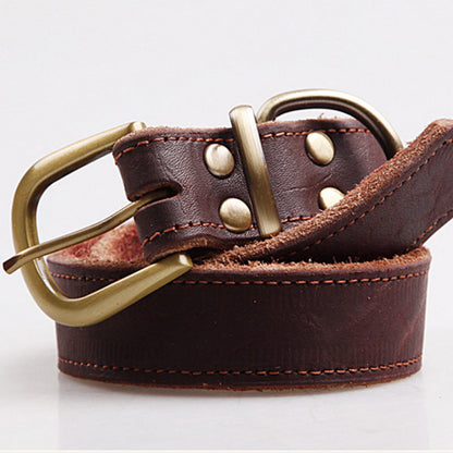 Cowhide Pet Collar for Small and Medium Dogs